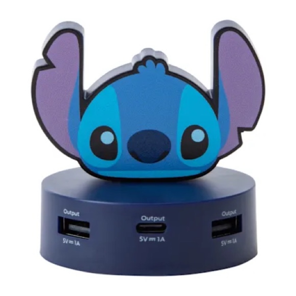 Disney Stitch 3-Port USB Hub - Lilo & Stitch